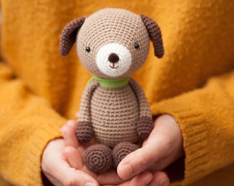 Amigurumi pattern, crochet dog pattern, PDF