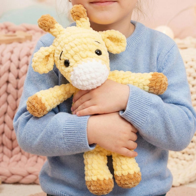 Crochet Giraffe Pattern – Amigurumi Plushie – Digital PDF Crochet Tutorial image 10