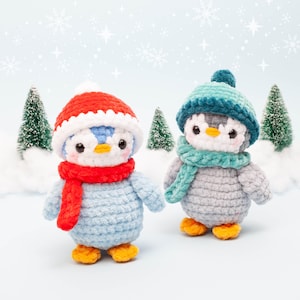 Crochet Penguin Pattern - Easy amigurumi crochet pattern, Winter Decor DIY | Beginner-Friendly image 2