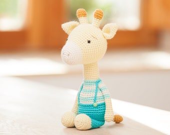 Amigurumi pattern, giraffe crochet pattern, PDF