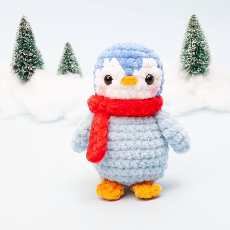 Crochet Penguin Pattern - Easy amigurumi crochet pattern, Winter Decor DIY | Beginner-Friendly image 7