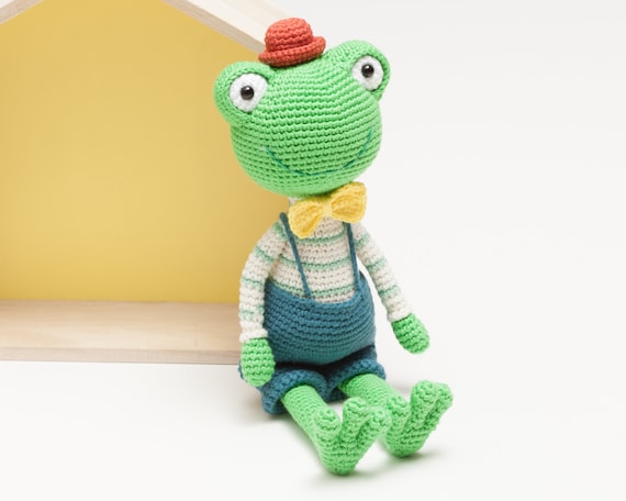 スマート イエローミックス かえるのあみぐるみ 16.スマート かえるの