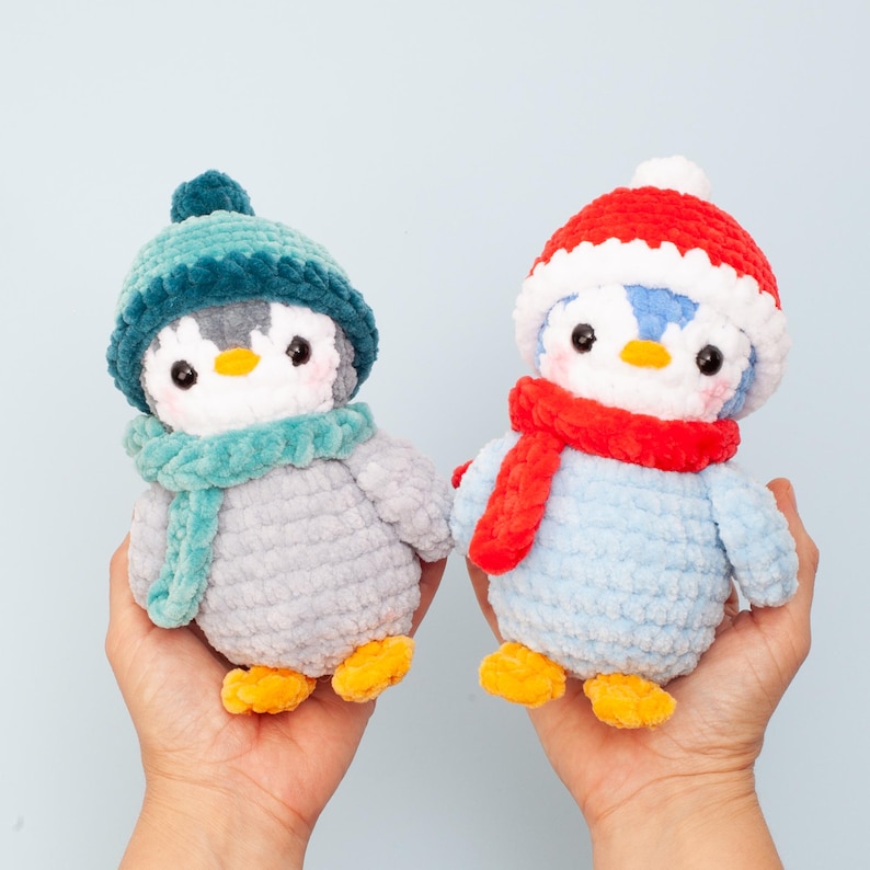 Crochet Penguin Pattern - Easy amigurumi crochet pattern, Winter Decor DIY | Beginner-Friendly image 3