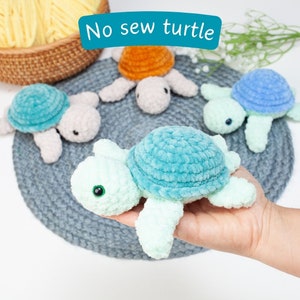 Häkelanleitung Schildkröte amigurumi, Deutsch