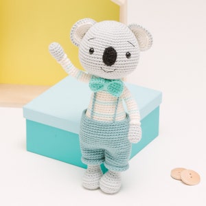 Koala amigurumi crochet pattern, Koala crochet pattern, PDF in English, Español and Deutsch