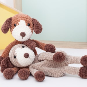 Patrón de muñeco de apego crochet, tutorial manta de apego en Español