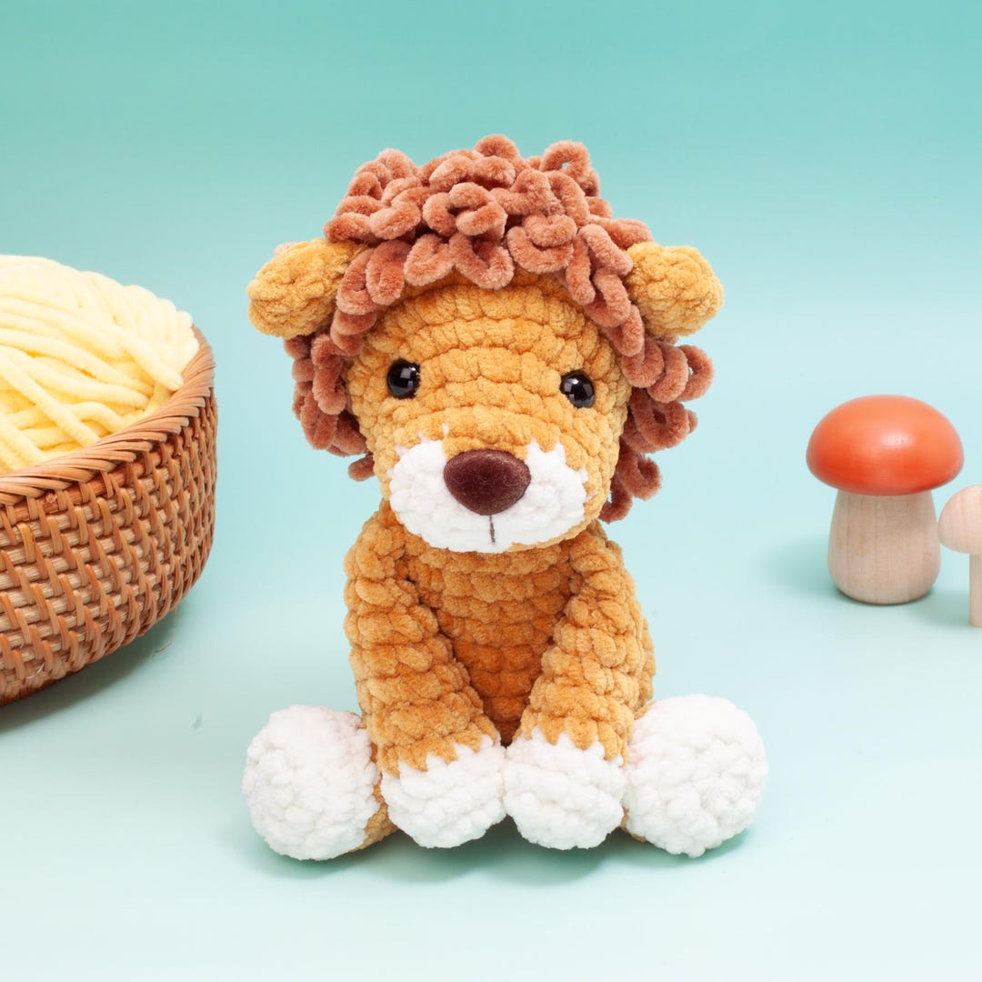 Lion Crochet Pattern PDF | Amigurumi Plush Toy | Stuffed Animal Softie ...