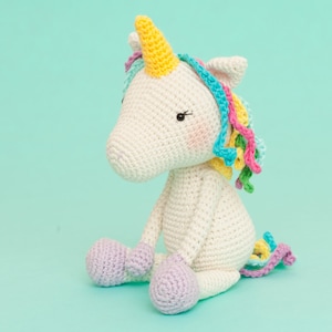 Unicorn crochet pattern, amigumi unicorn pattern, amigurumi pattern PDF image 2
