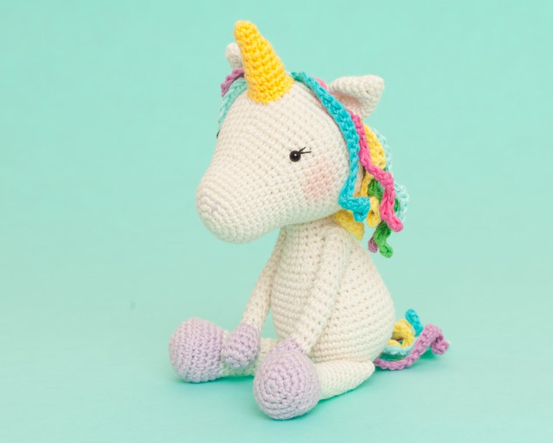 Unicorn crochet pattern, amigumi unicorn pattern, amigurumi pattern PDF image 2