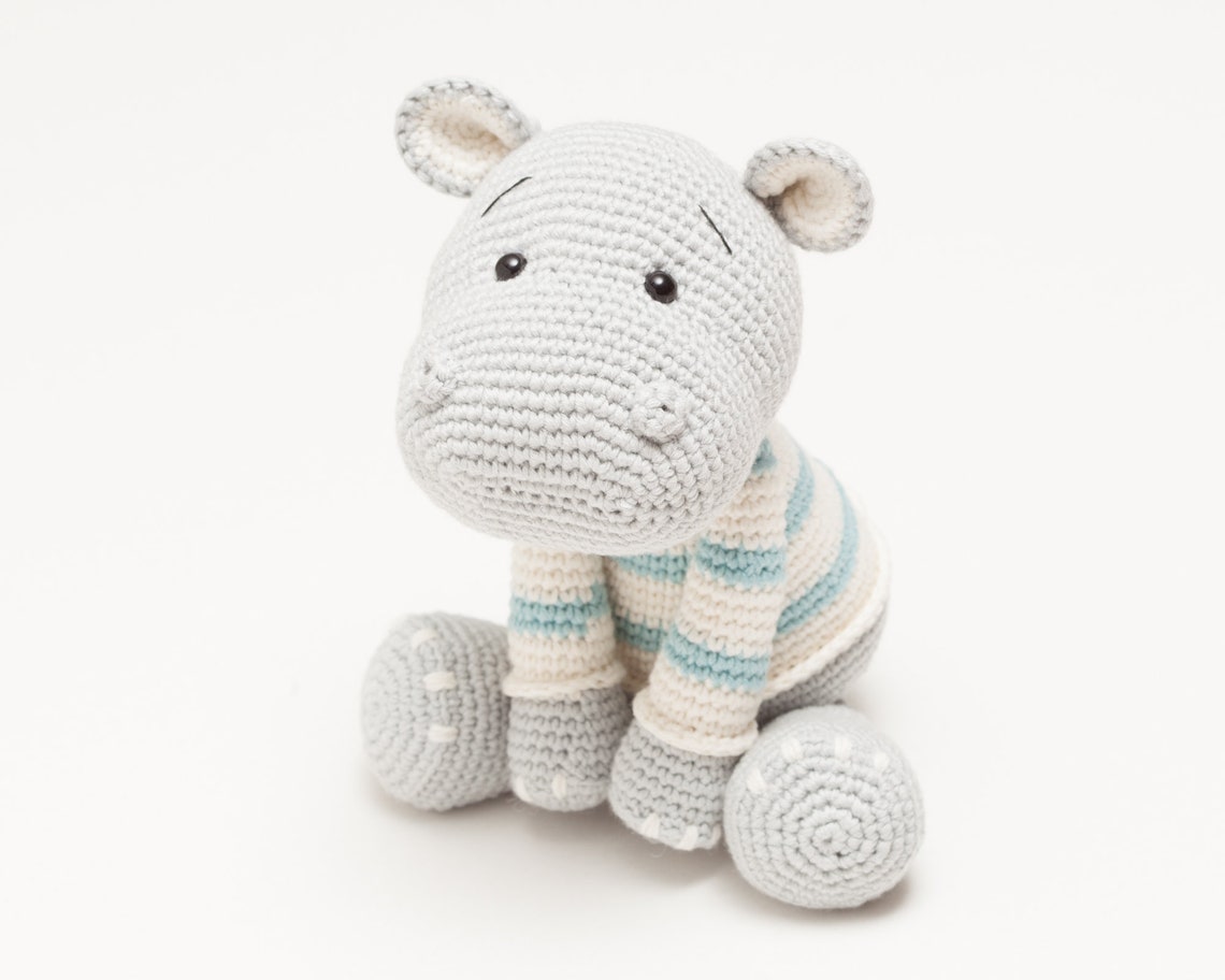 Hippo crochet pattern amigurumi hippo crochet pattern PDF | Etsy