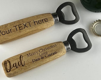 Personalised Bottle Opener Father’s Day  Gift for him