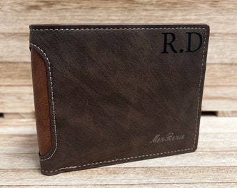 Personalised Mens Wallet | High quality leather | Father’s Day Gift | Gift for Husband, boyfriend, dad & friend