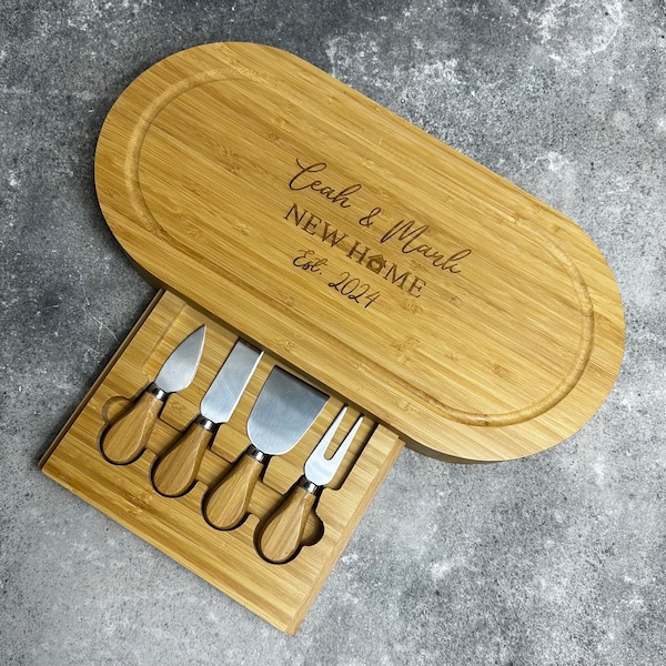 Personalised Gift - Custom Cheese Board - Personalized Housewarming Gift - Personalised Cheese Board, Chopping Boards - wedding gift