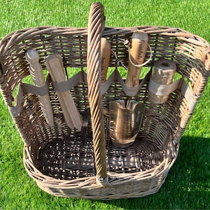 Ensemble d'outils de jardinage personnalisé, pour des cadeaux de retraite, des cadeaux d'anniversaire de grand-père ou de grand-mère, un cadeau pour les amateurs de jardin aux mains vertes.