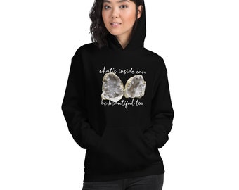 Unisex Hoodie geode what's inside / beautiful
