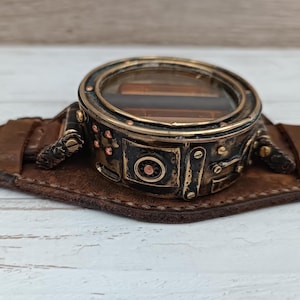 nixie tube watch &quot;STEAMPUNK&quot;