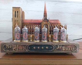 Nixie clock IN-16 "Notre dame de Paris"