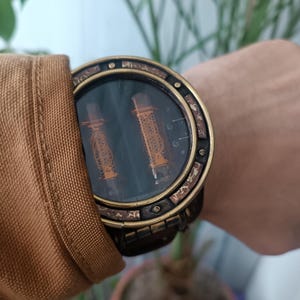 Nixie Tube Watch IN-16 &quot;Abstraction&quot;