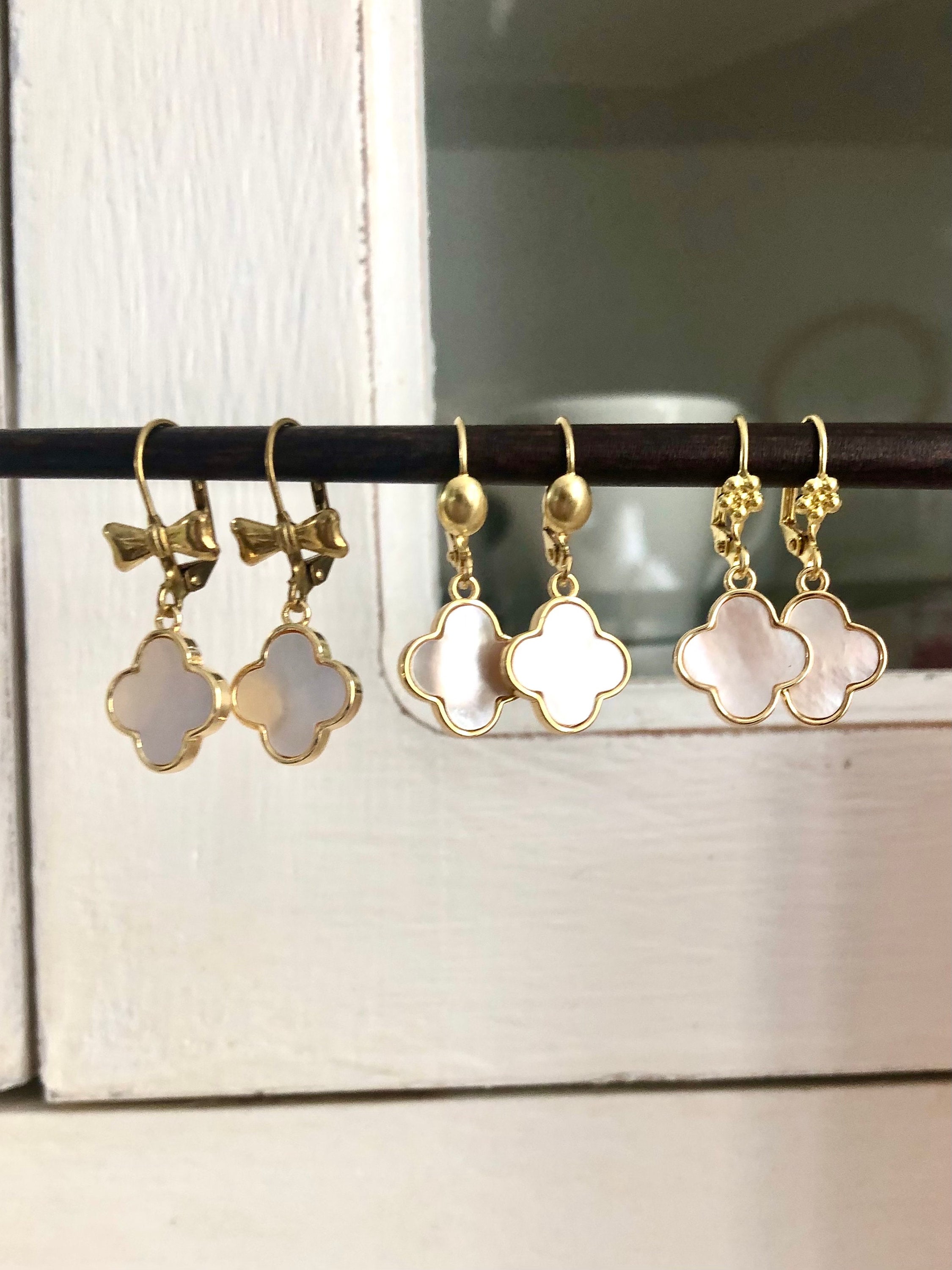 Alhambra earrings replica clearance