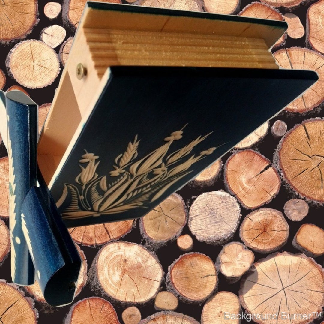 Magic Mystery Money Puzzle Book Box Blue With Secret Opening Storage for Jewelry Rings Hidden