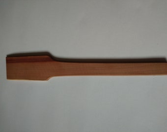 Spatule cuillère en bois neuve pour la cuisson de pâtes de crêpes, cuillère à mélanger en bois de prunier extra large