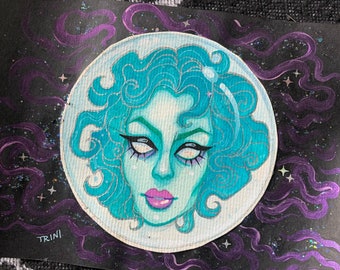 The Madame Watercolor and Ink Illustration