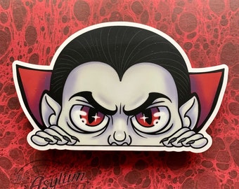 P-EEK-ER Vinyl Character Sticker: Count Drac