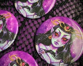 Botón de 2 pulgadas de Echoria la novia vampiro
