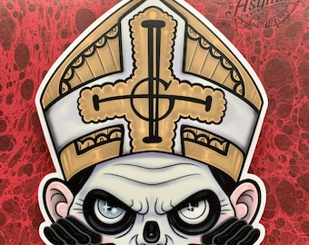P-EEK-ER Vinyl Character Stickers: Papa The Third