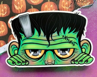 P-EEK-ERS Vinyl Character Sticker: Frankie