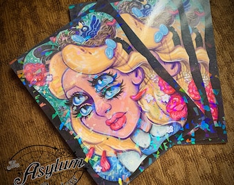 Alice Gets High Holographic Sparkle Prints 5.5x7