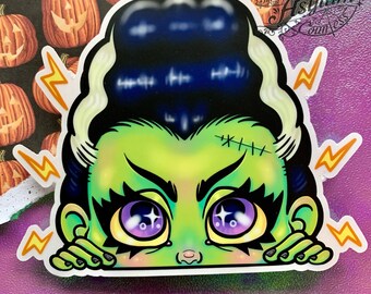 P-EEK-ERS Vinyl Character Sticker: The Bride