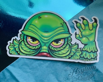 Creature P-EEK-ER Vinyl Character Sticker