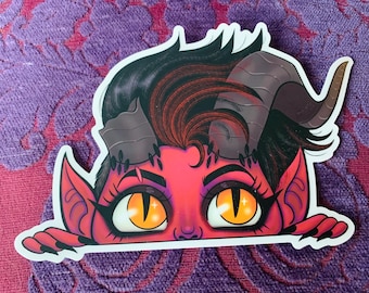 P-EEK-ER Vinyl Character Sticker Karlach