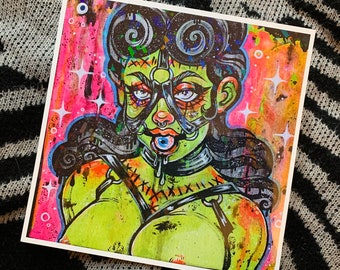 Fetish Monster Holographic Sparkle Print