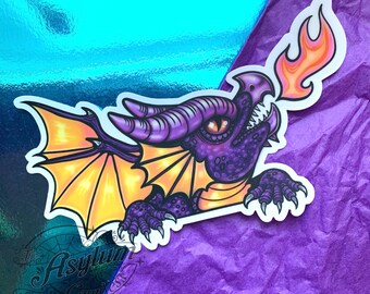 Dragon P-EEK-ER Vinyl Character Sticker