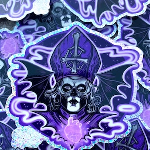 Papa V Perpetua Glitter Sticker
