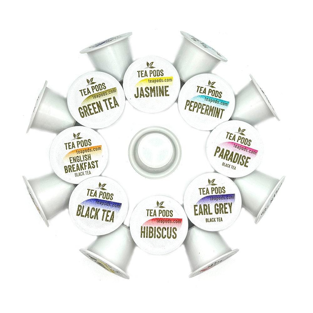 8 Flavors Variety Pack of Tea Pods Nespresso Compatible 18 Capsules Etsy