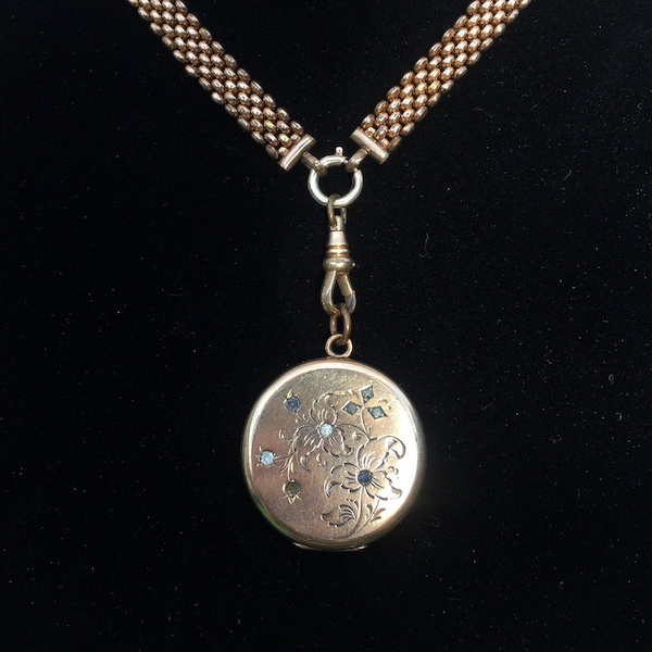 Gold Antique Locket Etsy