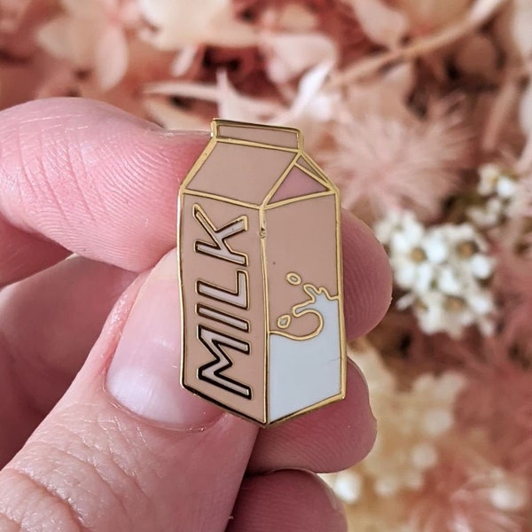 Enamel Pins - Milk Carton Cute Design Enamel Pin