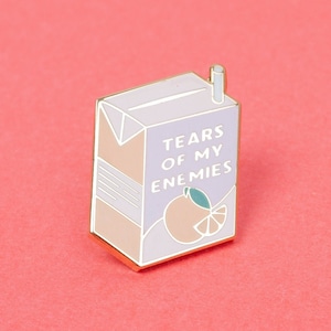 Emaille Pins - Sassy Juice Box Lustiges Zitat Emaille Pin