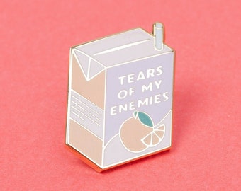 Enamel Pins - Sassy Juice Box Funny Quote Enamel Pin