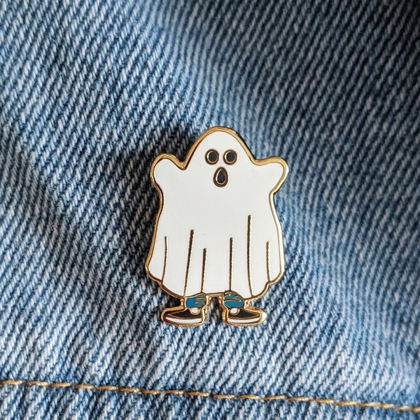 Enamel Pins - Ghost Spooky Sheet Costume Enamel Pin