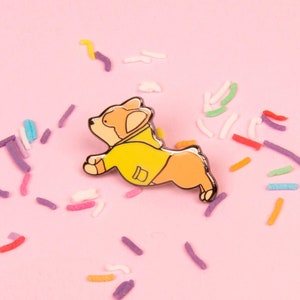 Enamel Pins - Cute Corgi Dog Enamel Pin