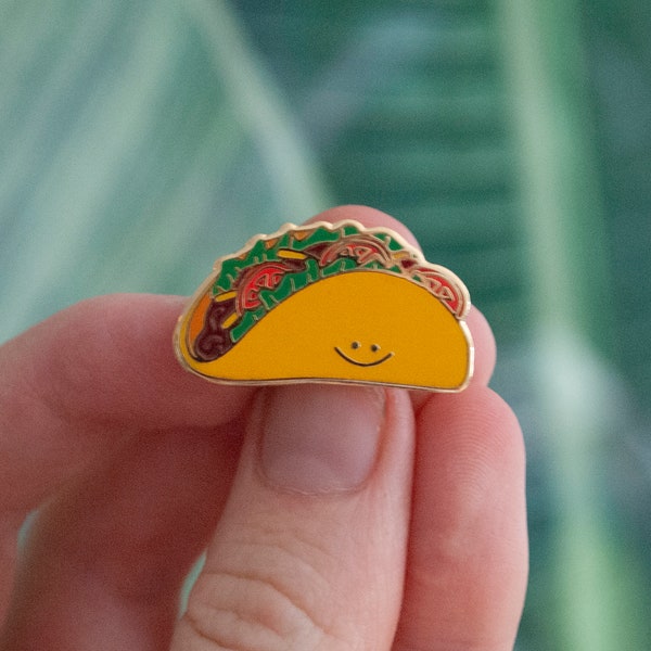 Enamel Pins - Cheeky Taco Funny Food Enamel Pin