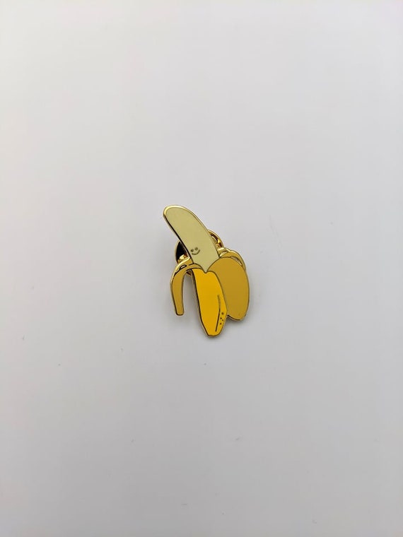 Kawaii Banana Enamel Pin Cute Enamel Pin Fruit Enamel Pins 