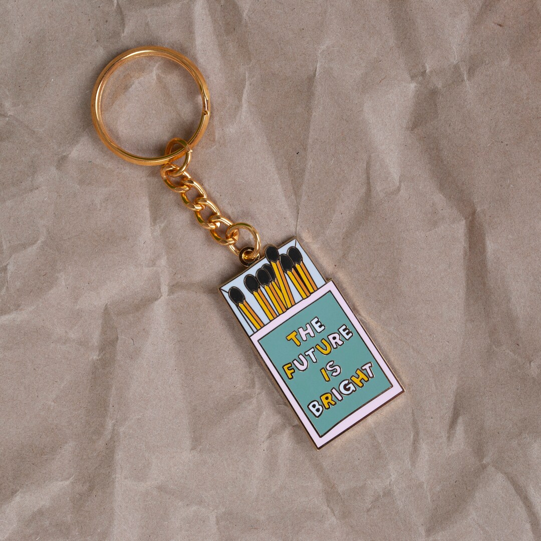 Keychains Bright Future Matches Funny Key Ring Etsy