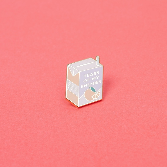 Enamel Pins - Sassy Juice Box Funny Quote Enamel Pin