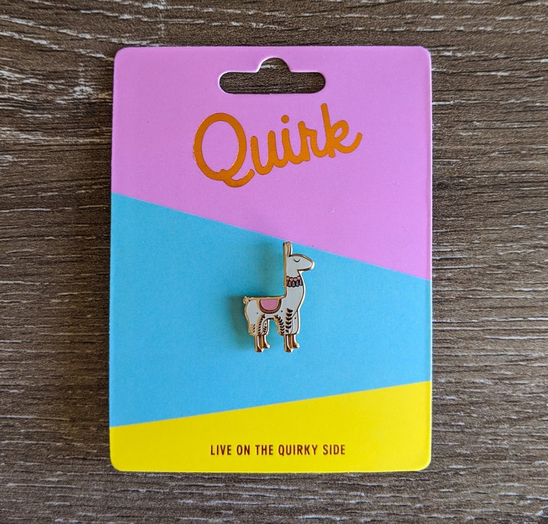 Enamel Pins - Llama Cute Animal Enamel Pin - Etsy
