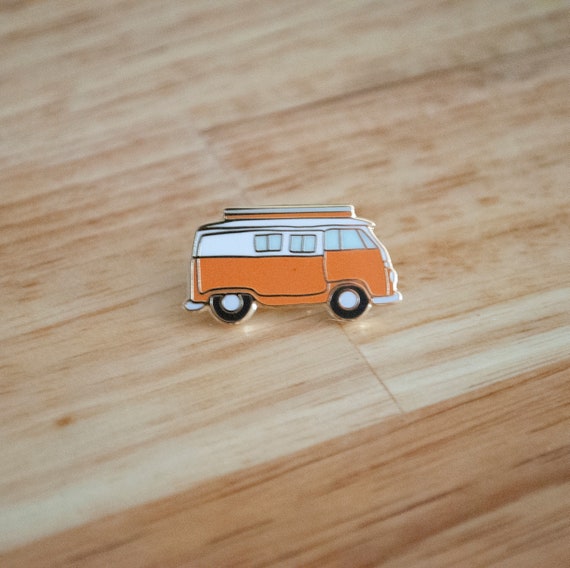 Explore Caravan Enamel Pin Hippie Van Enamel Pins Cool Pins Pin Pins Pin Badge Lapel Pin Button Pins
